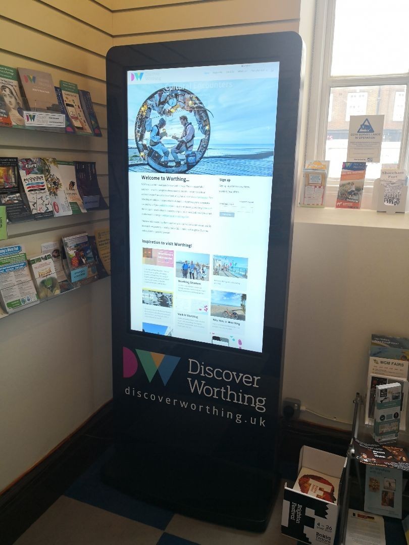 Discover Worthing kiosk