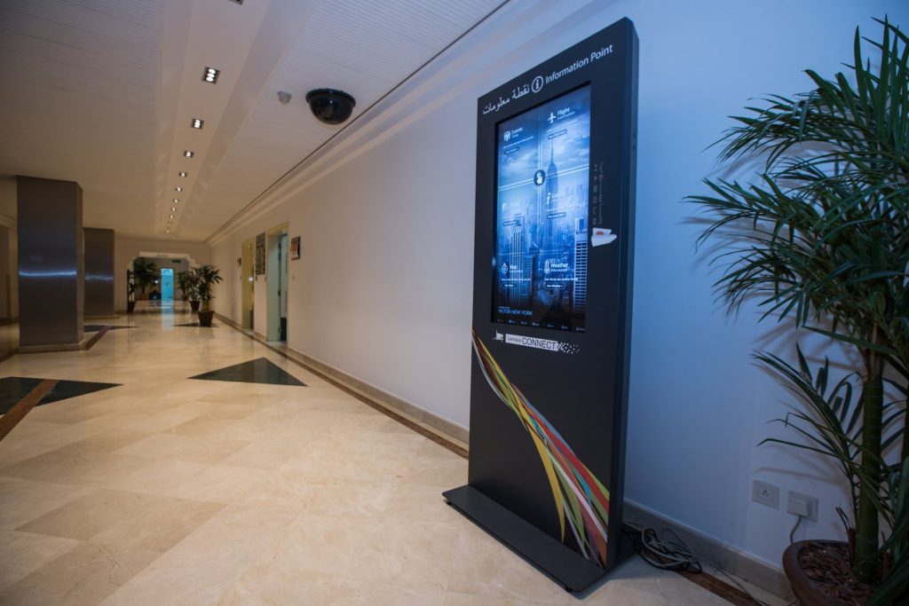 Saudi Arabia airport wayfinding kiosk