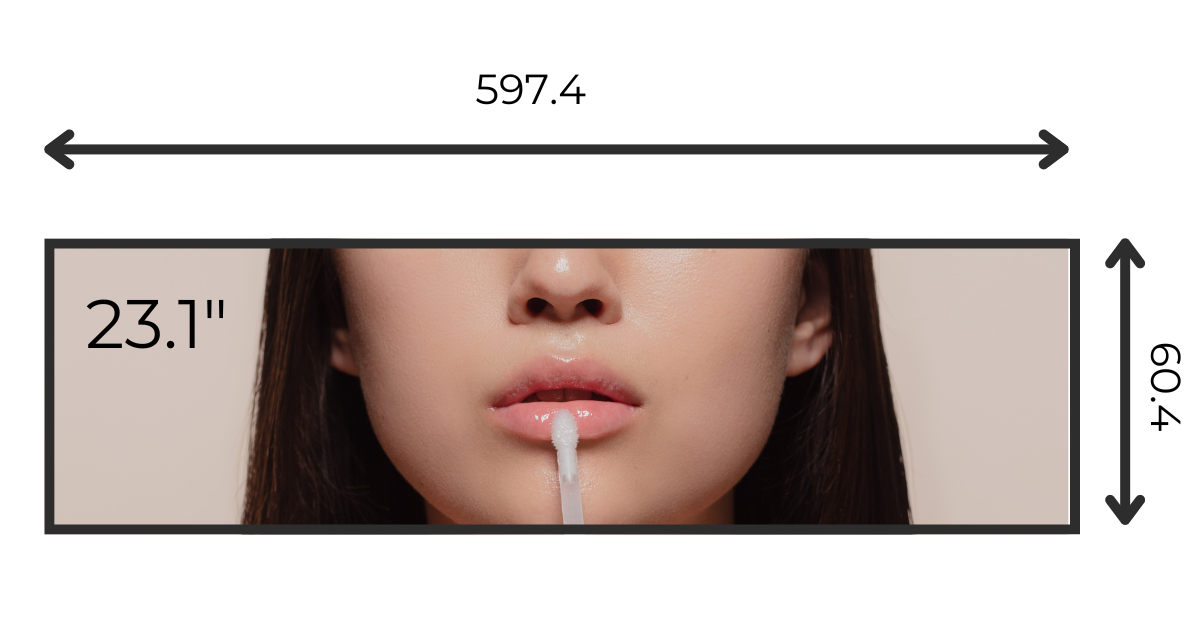 23.1 stretched bar LCD display, Muro Stretched Bar LCD Display